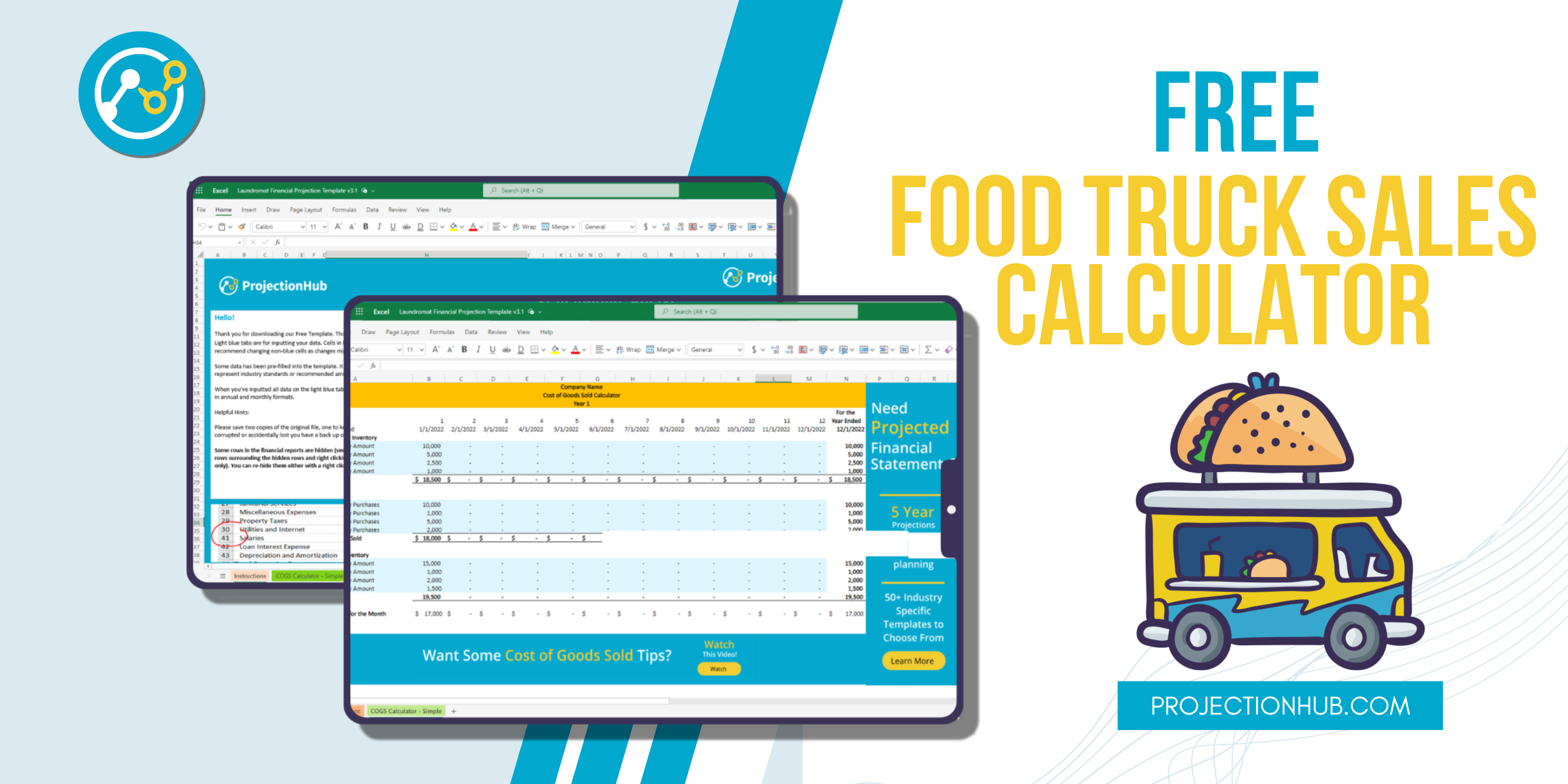 Food Truck Daily Sales Calculator